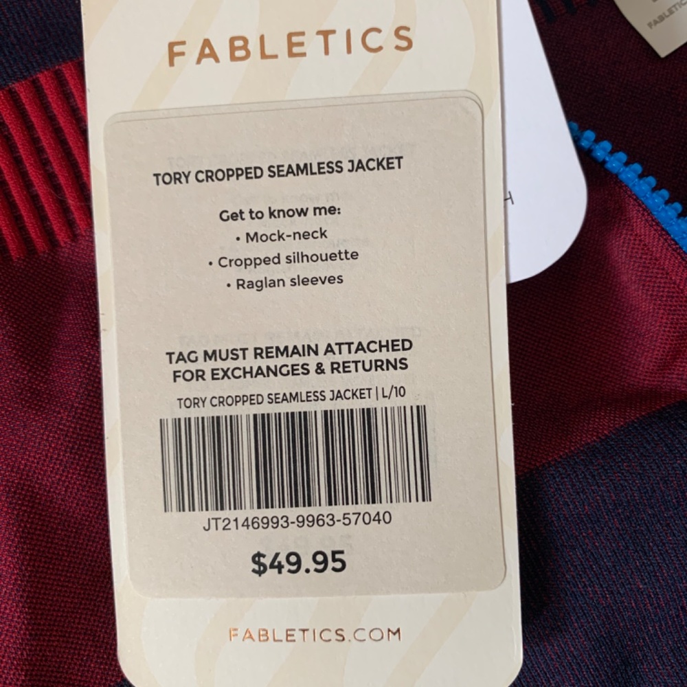 Fabletics Cropped Jacket - Picture 2 of 2